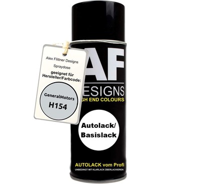 Für GeneralMotors H154 Quicksilver Metallic Spraydose Basislack Sprühdose 400ml