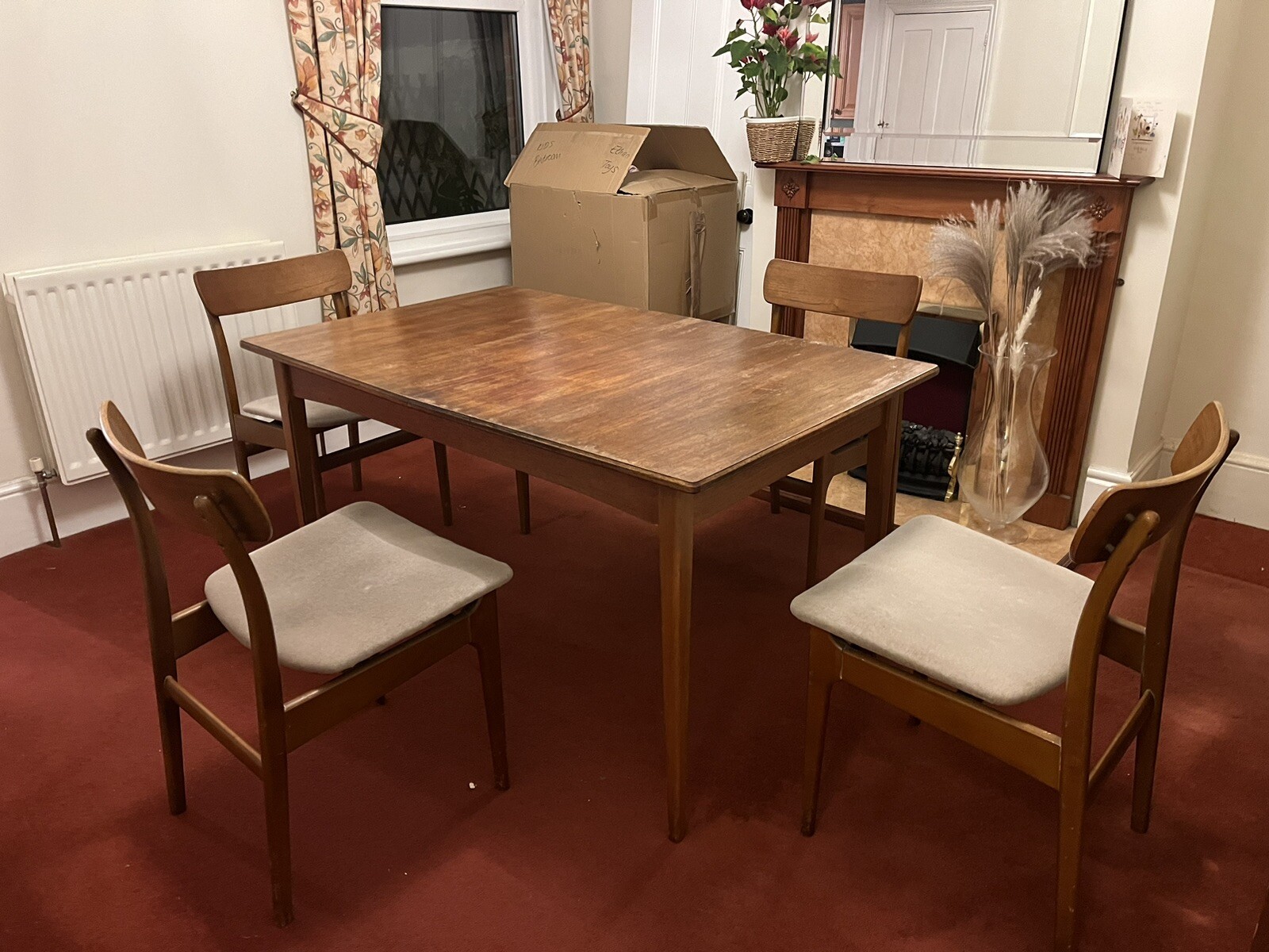 Mid Century G Plan dining table and chairs eBay