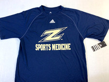 University of Akron Zips Sports Medicine Program Adidas T-Shirt New! SMALL
