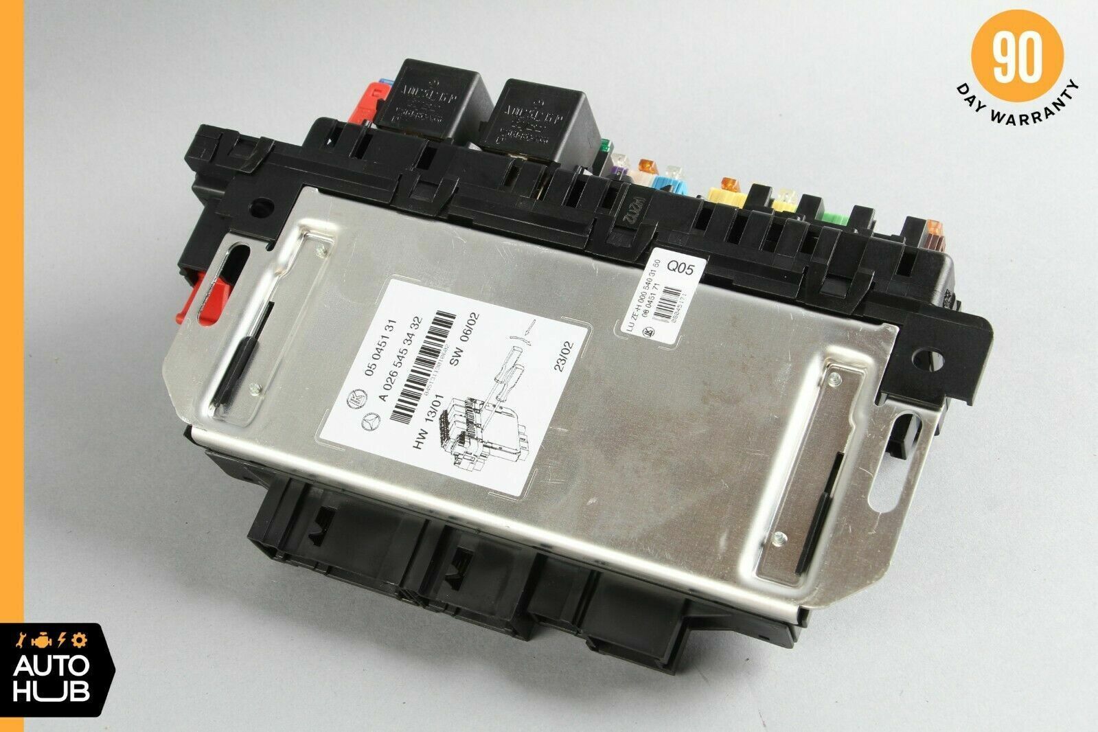 03-12 Mercedes R230 SL500 SL550 SL55 AMG Rear SAM Fuse Box Relay Module OEM