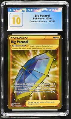 big parasol gold card pokemon Parasol Lady - SAR Pokemon Raging Surf BGS 9.5 - Japanese main image 1