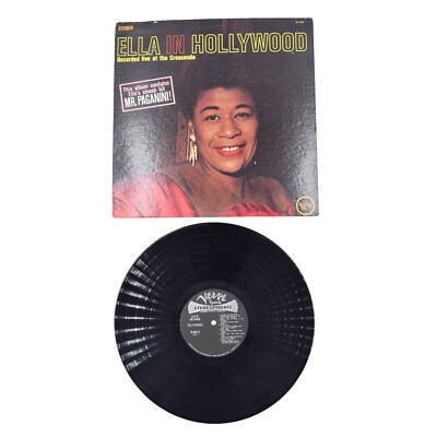 ELLA FITZGERALD - ELLA IN HOLLYWOOD LIVE AT THE CRESCENDO - VERVE RECORDS LP 
