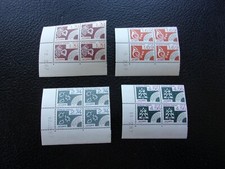 FRANCE - timbre yvert/tellier preoblitere n° 194/197 x4 n** MNH(coin date) (Z18)