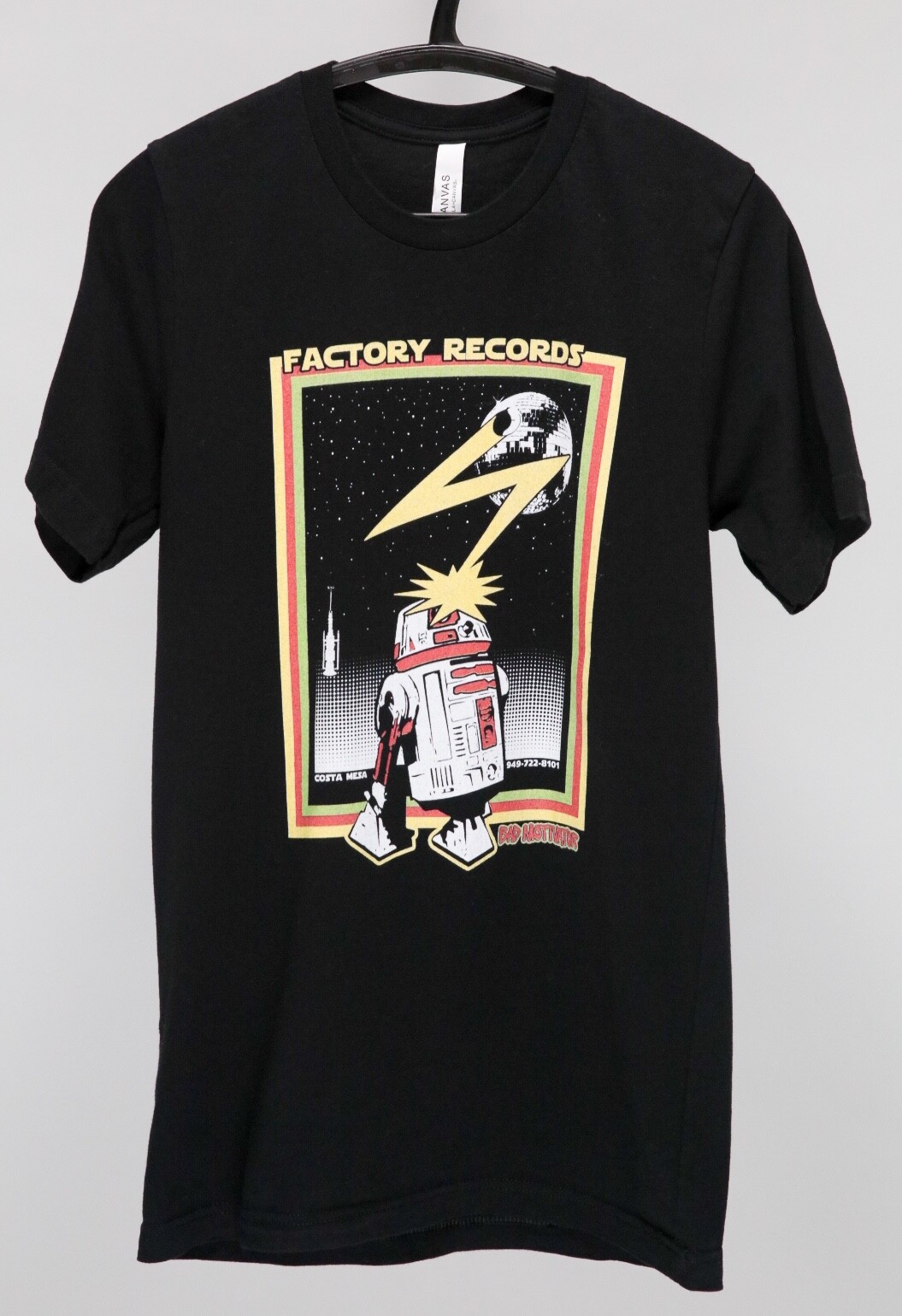FACTORY RECORDS COSTA MESA BAD BRAINS STAR WARS DROID… Gem