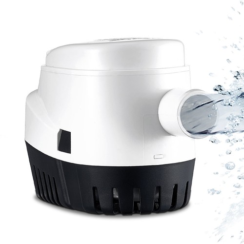 Portable Bilge Pump, 1100GPH 12V Automatic Submersible Boat Bilge Water Pump