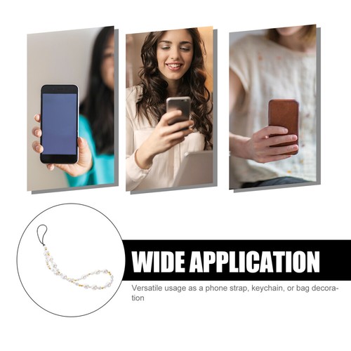 Mobile Phone Chain Wrist Strap for Cellphone Lanyard Beaded Charm - 第 3/12 張圖片