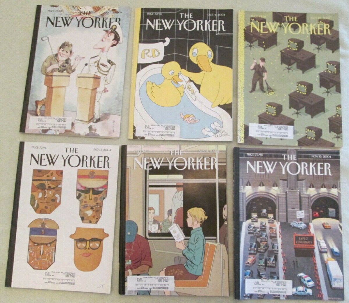 The New Yorker Magazines - Single Issues - October & November