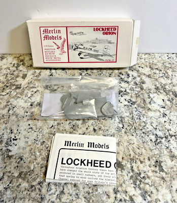 Merlin Models 1/72 Lockheed Orion kit #21 OPEN BOX SEALED PARTS COMPLETE