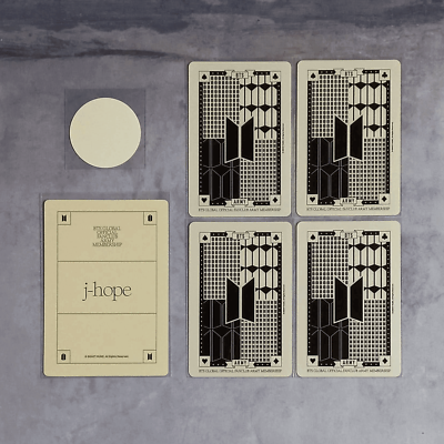 BTS Global Official Fanclub 9th Army Membership Kit Photo Card - J BTS Global Official Fanclub 9th Army Membership Kit Photo Card - J