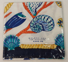 Balenciaga Paris Scarf Shawl RARE Limited Ed. United Nations EXPO 1998 SEALED
