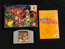 Banjo-Kazooie Nintendo 64, 1998 Box Manual Complete CIB N64