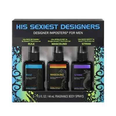 Designer Imposters His Sexiest Men's Fragrance 3 Piece Gift Set | eBay