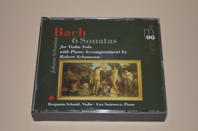 Bach - 6 Sonatas For Violin Solo by Robert Schumann / MDG 1995 / Rare 2CD Box