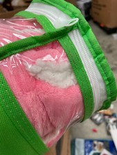 Pink / White 90"x90" Queen Sherpa Throw