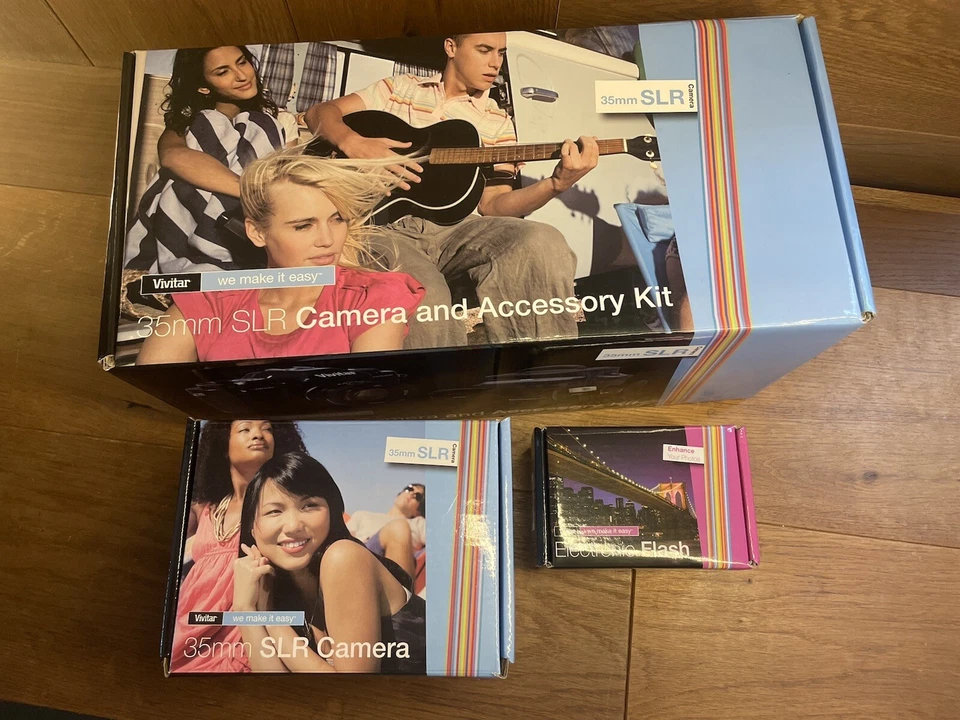 *Top Mint* Vivitar V3800N Film Camera Pentax K Mount & Accessory Kit From Japan - Image 4 of 4