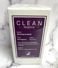 Clean Reserve Hair Fragrance - SKIN  (Foral Musk Family)  - 1.7 oz. - Sealed Box