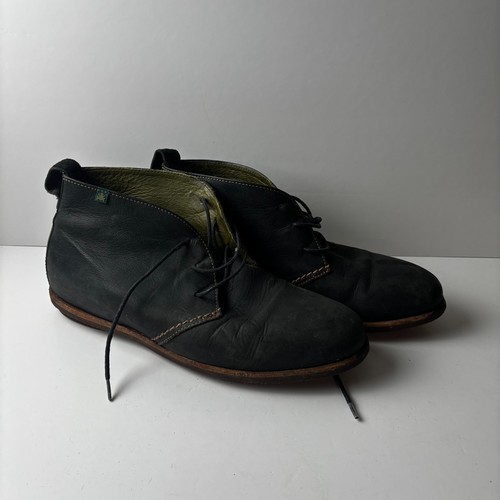 El Naturalista Schuhe Turtle 43 Green schwarz Herren Leder Schuhe US 10
