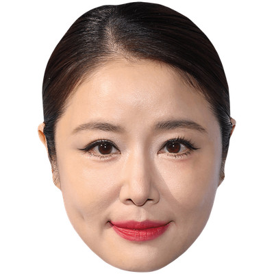 Ruby Lin (Lipstick) Celebrity Mask, Flat Card Face, Fancy Dress Mask