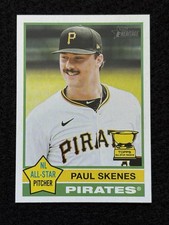 2025 Topps Heritage - Paul Skenes #60 Rookie Cup