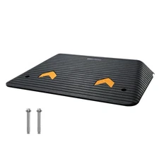 35.5"x24.4"x 4" Rubber Threshold Ramp Door Ramp 15T/33069LBS