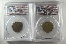 9-11-01 WTC Ground Zero Recovery Coin PCGS Certified Jamaica 1/2 Penny LOT 🔥