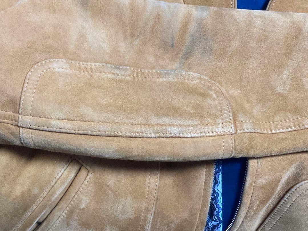Balenciaga 2006SS Leather Blouson M Vintage Wool Silk Lambskin Jacket image 8