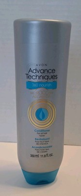 AVON ADVANCE TECHIQUES 360 NOURISH CONDITIONER WITH MOROCCAN OIL 11.8 FL OZ