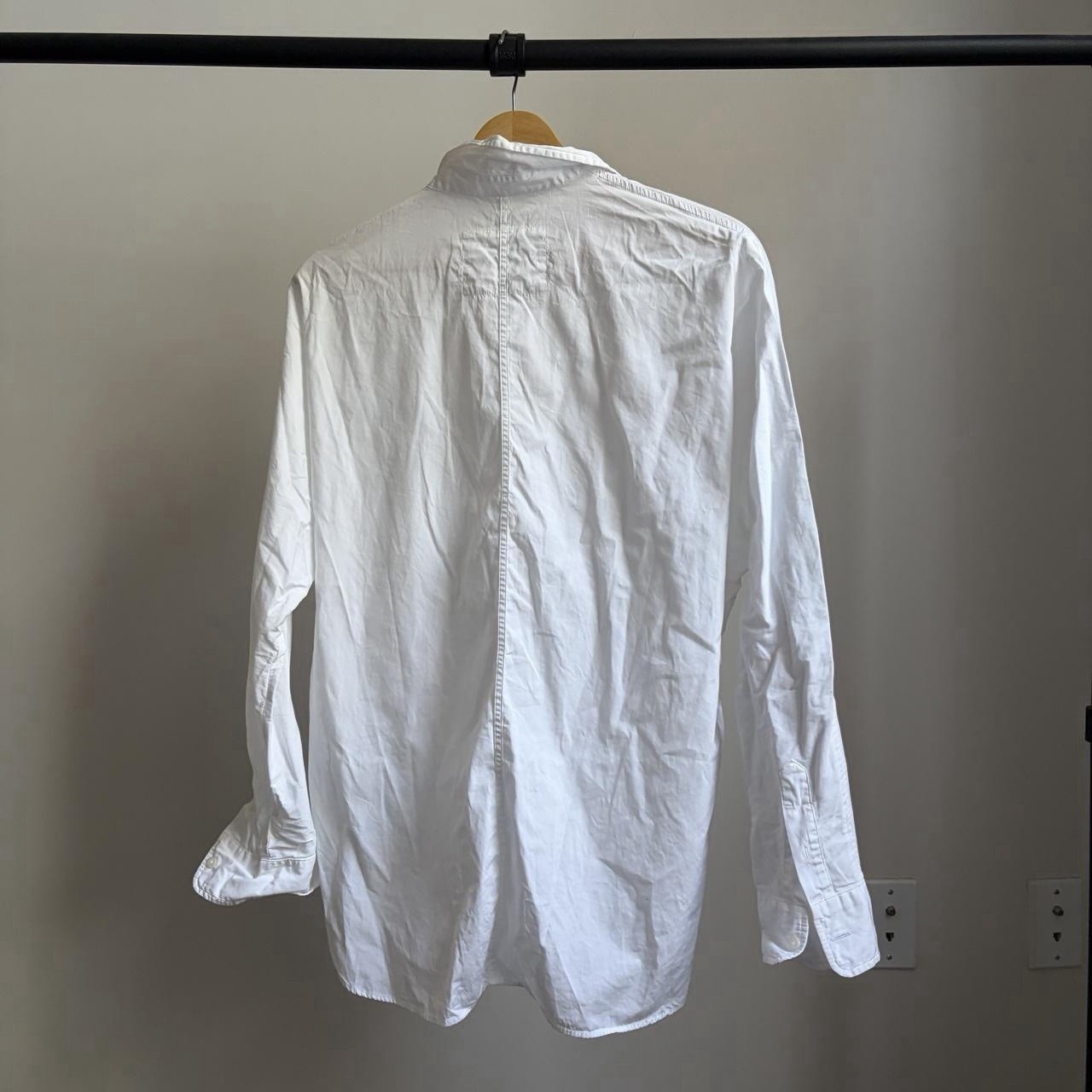 Frank & Eileen Solid White Oversized Preppy Light… - image 2