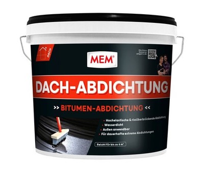 MEM Dachsperre 12l - Bitumen Bitumenanstrich Dachabdichtung