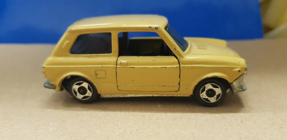A112 Autobianchi Polistil Politoys Scala 1:43 Modello E26 Color Crema Usato      - Immagine 2 di 4