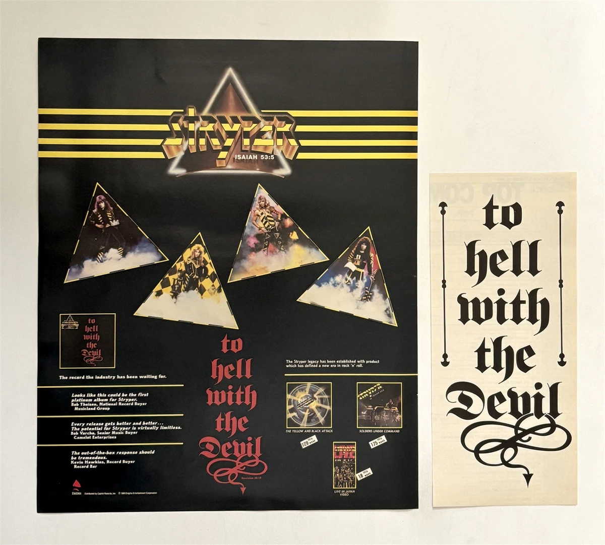 stryper to hell with the devil products for sale | eBay