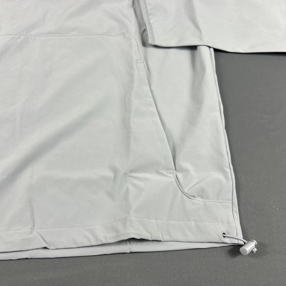 Pulôver de golfe Under Armour Motivate 1/4 zíper poliéster cinza médio novo com etiquetas MSRP $70 - Imagem 2 de 4