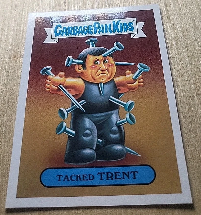 🎸 Garbage Pail Kids Metal Stickers #4b of 10 - Tacked Trent Reznor NIN GPK  - Image 3 of 3