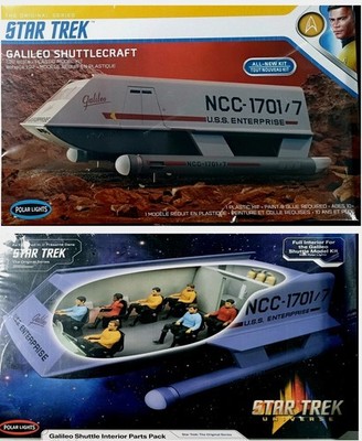 Polar Lights Star Trek Galileo Shuttlecraft ----Exterior and Interior Kits
