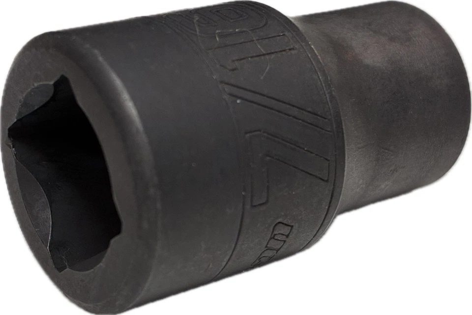 Snap-on SAE 7/16", 1/2" Dr, 6-Pt, Flank Dr, Shallow, Impact, Socket       IM140A - Image 2 of 4