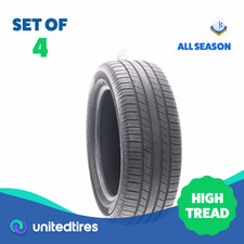 Set Of 4 Used 24555r19 Michelin Defender 2 107h - 9.5-1032