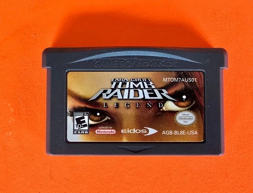 Tomb Raider Legend Lara Croft Game Boy Advance GBA Cart Only OG Shell Tested