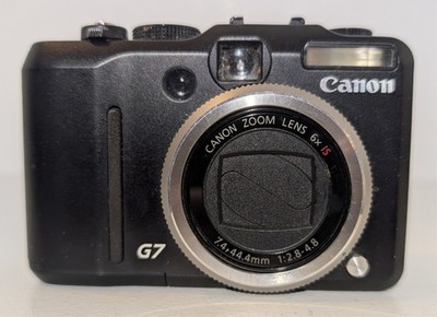 Canon PowerShot G7 Black 10MP 6x Zoom PC1210 | eBay