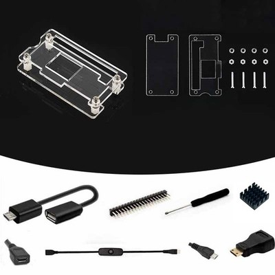 Raspberry Pi Zero 2 W Case Kit with Raspberry Pi Zero 2 W Case Power Supply