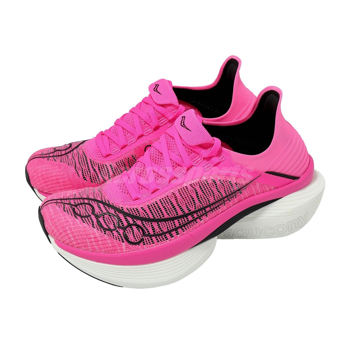 Saucony Endorphin Elite 2 Shock Black Men Unisex Racing Road