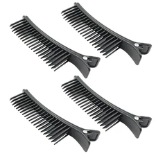 Grip Sectioning Clips for Styling, 4Pcs Grip Alligator Clips for Hair Sectioning
