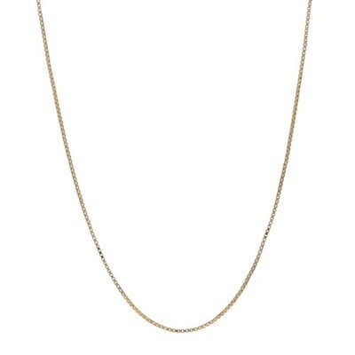 Gelbgold Box Kette Halskette 17 3/4'' - 14k