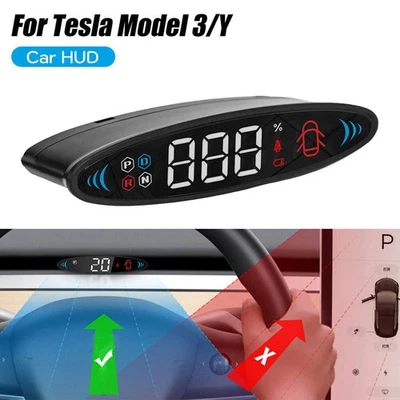 Stabile Kompatibilität HUD für Tesla Model 3/Y 2019 2023 Links-/Rechtslenker - Bild 1 von 4