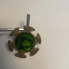 Vintage Pogs Metal Slammer 1990s - HOLOGRAPHIC REAPER - Hologram - Saw Blade