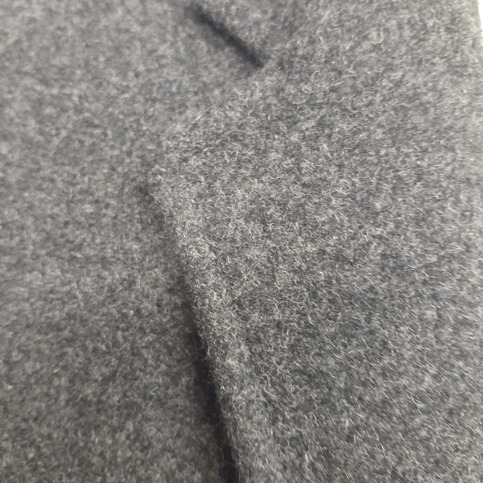 J. Crew Wool Blend Flannel Topcoat Overcoat Mens 40 Short Jacket Quilted Lining - Image 3 of 4