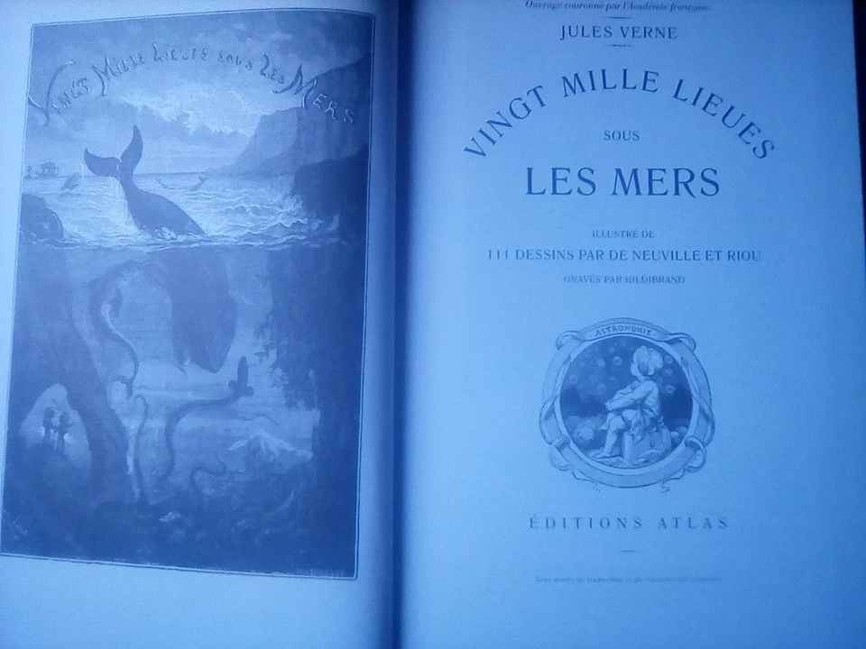 " Vingt mille lieux sous les mers " Jules Verne - Photo 2/4