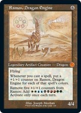 Ramos, Dragon Engine (Schematic) - Normal NM MTG The Brothers' War: Retro Fra...