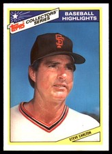 Steve Carlton 1987 Topps Woolworth Baseball Highlights #1 Giants MLB READ