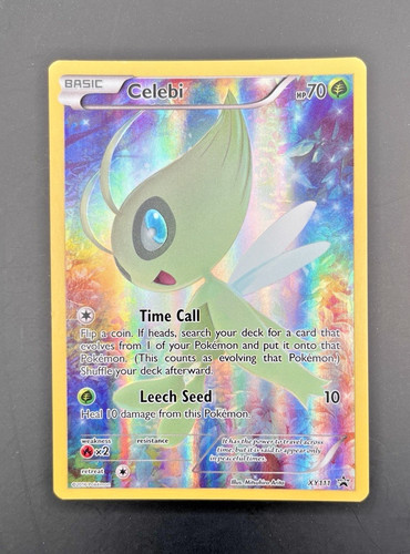 Celebi XY111 XY Black Star Promos Full Art Holo Pokemon TCG Moderately Played MP