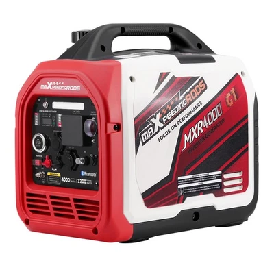 Inverter Generator 4KW Max 3.2KW Electric Start Petrol Bluetooth for Camping - Image 1 of 4